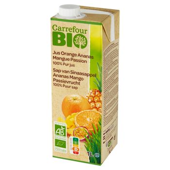 Carrefour Bio Ekologiczny sok wieloowocowy 1 l
