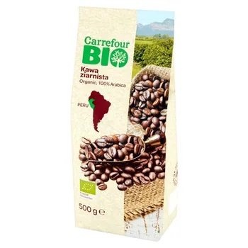 Carrefour Bio Kawa ziarnista 500 g