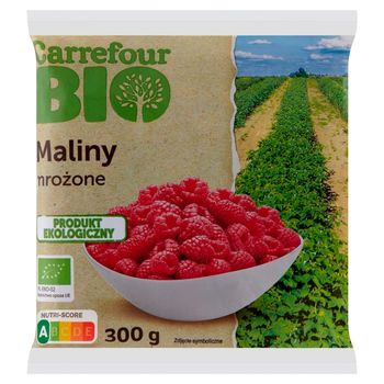 Carrefour Bio Maliny mrożone 300 g