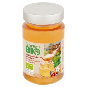 Carrefour Bio Miód wielokwiatowy nektarowy 300 g