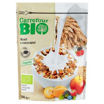 Carrefour Bio Musli z owocami 500 g