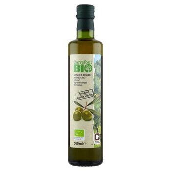 Carrefour Bio Oliwa z oliwek najwyższej jakości z pierwszego tłoczenia 500 ml