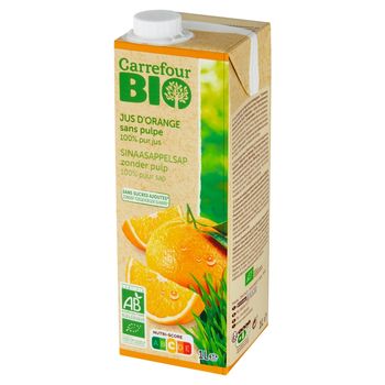 Carrefour Bio Sok pomarańczowy 1 l