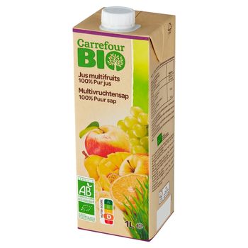 Carrefour Bio Sok wieloowocowy 1 l