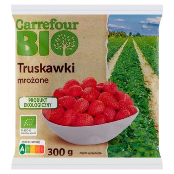 Carrefour Bio Truskawki mrożone 300 g