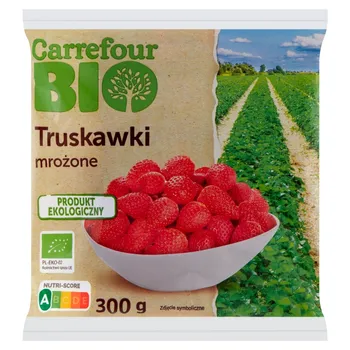 Carrefour Bio Truskawki mrożone 300 g