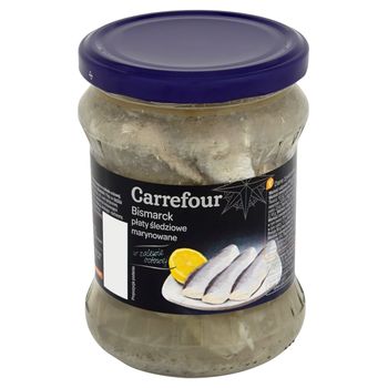 Carrefour Bismarck Płaty śledziowe marynowane 450 g