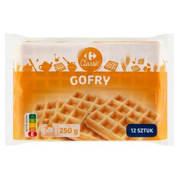 Carrefour Classic Gofry 250 g (12 sztuk)
