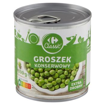 Carrefour Classic Groszek konserwowy 200 g