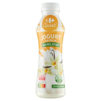 Carrefour Classic Jogurt do picia waniliowy 350 g