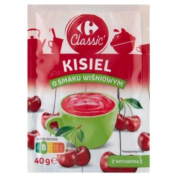 Carrefour Classic Kisiel o smaku wiśniowym 40 g
