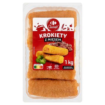Carrefour Classic Krokiety z mięsem 1 kg