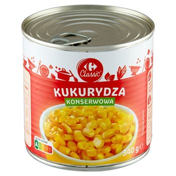 Carrefour Classic Kukurydza konserwowa 340 g
