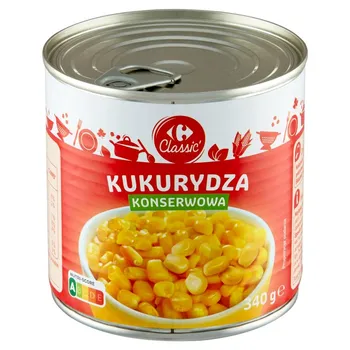 Carrefour Classic Kukurydza konserwowa 340 g