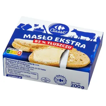 Carrefour Classic Masło ekstra 200 g