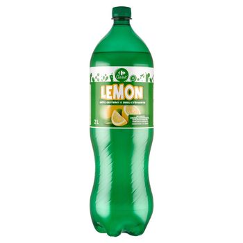 Carrefour Classic Napój gazowany o smaku cytrynowym 2 l