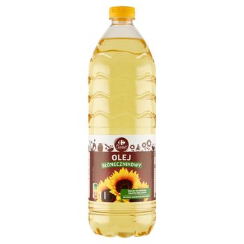 Carrefour Classic Olej słonecznikowy 1 l