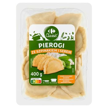 Carrefour Classic Pierogi ze szpinakiem i serem 400 g