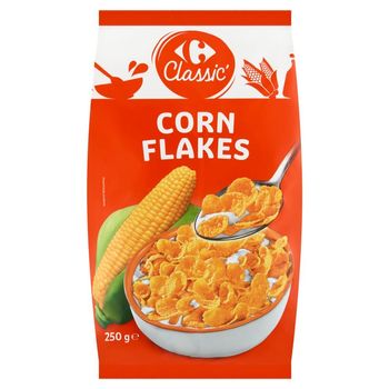 Carrefour Classic Płatki kukurydziane 250 g
