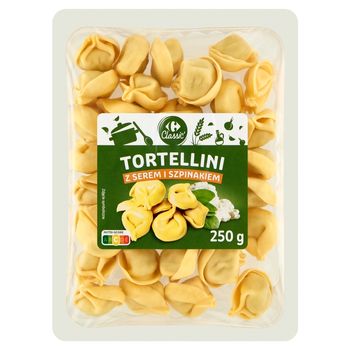 Carrefour Classic Tortellini z serem i szpinakiem 250 g