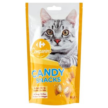 Carrefour Companino Candy Snacks Karma uzupełniająca dla kotów 60 g