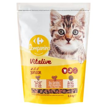 Carrefour Companino Vitalive Karma dla kotów 1,5 kg