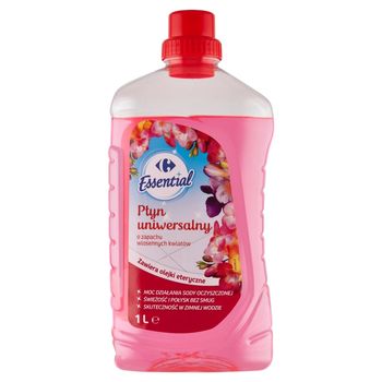 Carrefour Essential Płyn uniwersalny o zapachu wiosennych kwiatów 1 l
