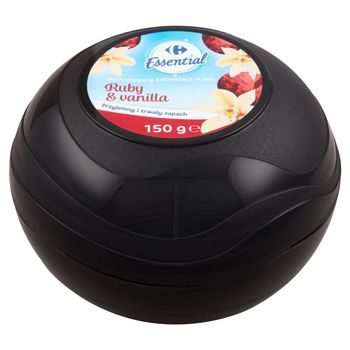 Carrefour Essential Ruby & Vanilla Perfumowany odświeżacz w żelu 150 g