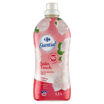 Carrefour Essential Satin Touch Płyn do płukania tkanin 1,5 l (50 prań)