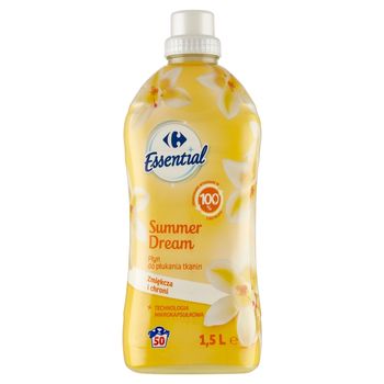 Carrefour Essential Summer Dream Płyn do płukania tkanin 1,5 l (50 prań)
