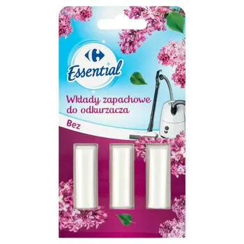 Carrefour Essential Wkłady zapachowe do odkurzacza bez 3 sztuki
