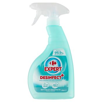 Carrefour Expert Desinfect+ Płyn do czyszczenia i dezynfekcji 500 ml