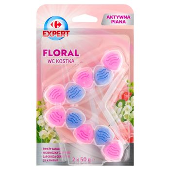 Carrefour Expert Floral WC Kostka 2 x 50 g