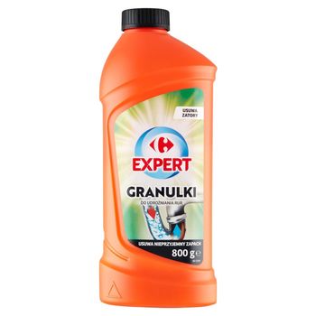 Carrefour Expert Granulki do udrożniania rur 800 g