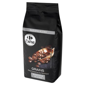 Carrefour Extra Barista Blend Kawa ziarnista palona 1 kg 