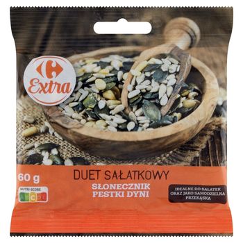 Carrefour Extra Duet sałatkowy słonecznik pestki dyni 60 g