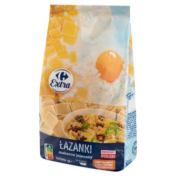 Carrefour Extra Makaron jajeczny łazanki 500 g