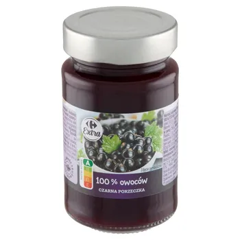 Carrefour Extra Produkt owocowy czarna porzeczka 230 g