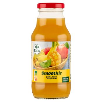 Carrefour Extra Smoothie jabłko banan mango kiwi 330 ml
