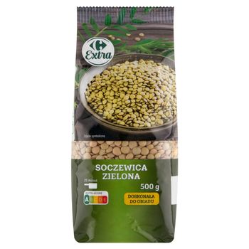 Carrefour Extra Soczewica zielona 500 g