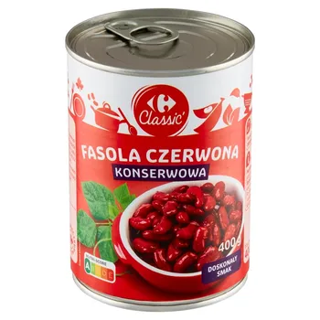 Carrefour Classic Fasola czerwona konserwowa 400 g