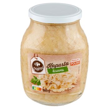 Carrefour Original Kapusta kiszona 860 g