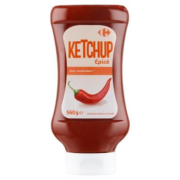 Carrefour Ketchup pikantny 560 g