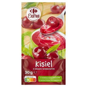 Carrefour Extra Kisiel o smaku wiśniowym 30 g