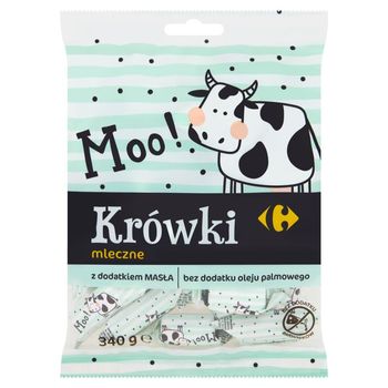 Carrefour Krówki mleczne 340 g
