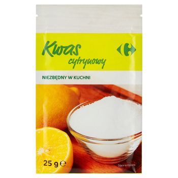 Carrefour Kwas cytrynowy 25 g