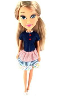 Carrefour Lalka blond Trendy Girl 51cm