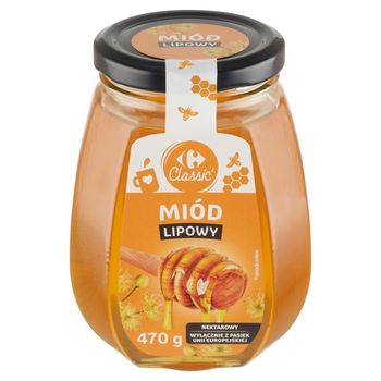 Carrefour Classic Miód lipowy nektarowy 470 g