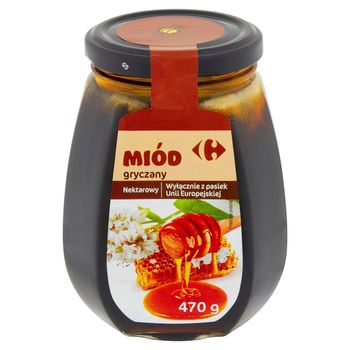 Carrefour Miód nektarowy gryczany 470 g