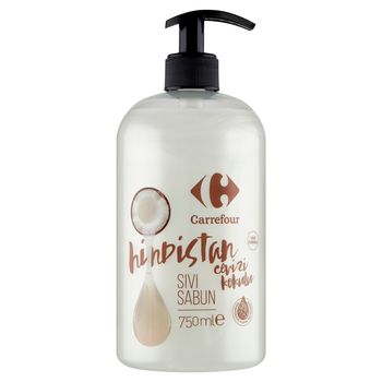 Carrefour Mydło w płynie o zapachu kokosowym 750 ml